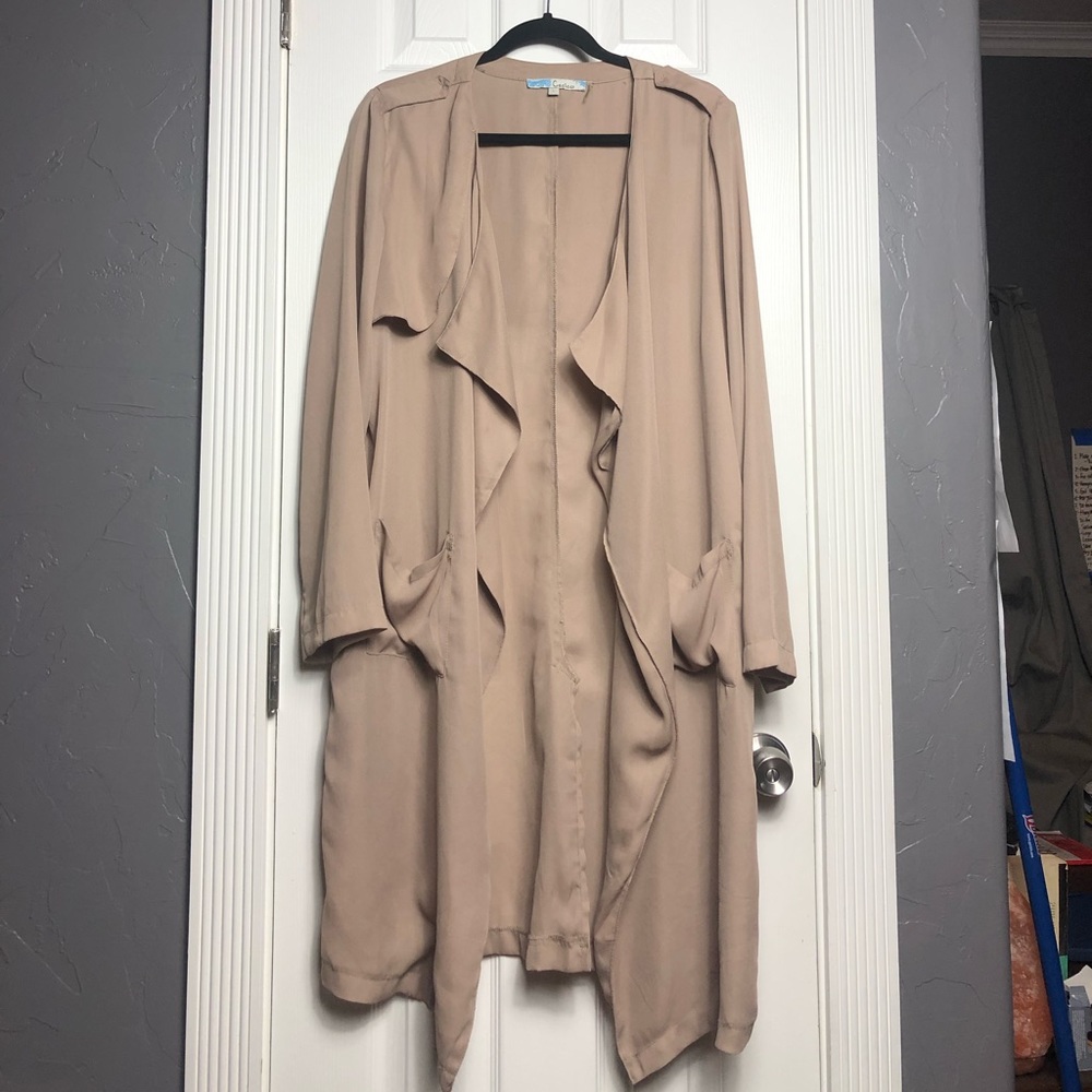 Drape Chiffon Cardigan